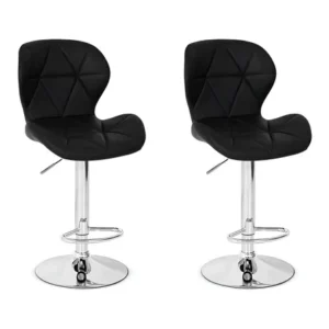 Banqueta império brazil business slim cor preto x 2 unidades 114cm de altura