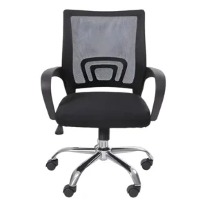 Cadeira de escritório giratória or design 3310 preta ergonomica
