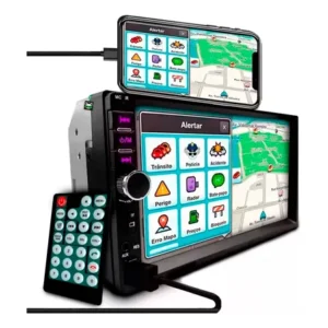 Central multimídia mp5 2 din 7 polegadas espelhamento usb sd bluetooth 7810h first