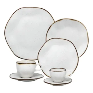 Aparelho de jantar e chá/café 42 pçs oxford ryo maresia multicor