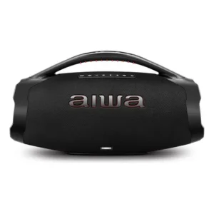 Caixa de som boombox aiwa aws-bbs-01b 200w ip66 30hs bateria preto 127/220v