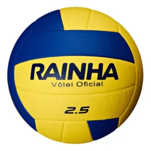 Bola de volêi rainha 2.5 quadra e praia cor amarela azul azul/amarelo