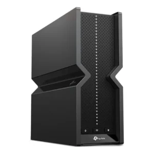 Roteador wi-fi de banda tripla tp-link archer be550 cor preto