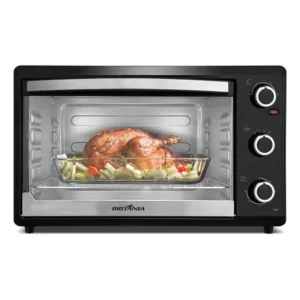 Forno elétrico britânia 44l preto dupla resistência 1500w bfe44p 127v