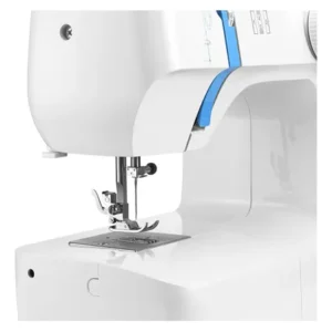 Máquina de costura doméstica jx-2052 portátil futura plus 12 pontos elgin branco 127v