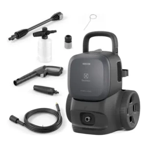 Lavadora de alta pressão electrolux 1850psi 1500w potência com canhão espuma powerwash ews1850p preta lava jato car denim blue 127v