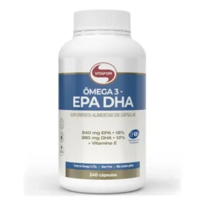 Ômega 3 epa dha 240 cápsulas vitafor sem sabor