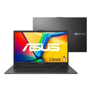Notebook asus vivobook go 15 amd ryzen 5 7520u 16gb 512ssd mixed black preto