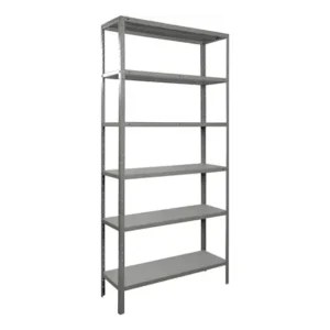 Estante armário prateleira de aço 6 bandejas organizador galvanizada suporta 150kg 198cm x 90cm 28cm incolor