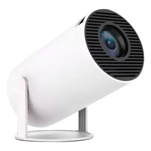 Projetor hy300 suporta 4k 1080p wifi 6 android 11 portátil. cor branco 127/220v