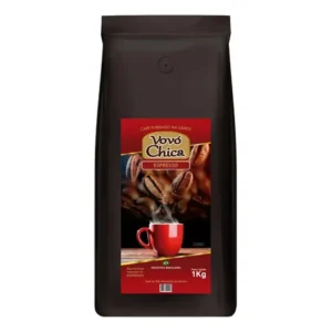 Café em grão torrado espresso 1kg gourmet - vovó chica