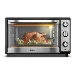 Forno elétrico philco 65l dupla resistência pfe65 220v preto