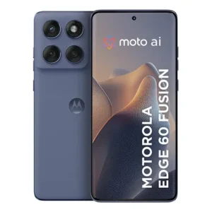 Smartphone motorola edge 60 fusion 5g - 256gb 16gb (8gb ram+8gb ram boost) 50mp sony ai camera ip68 nfc cinza vegan leather