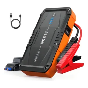 Arrancador de bateria portátil astroai 1500a,auxiliar partida bateria,suporte carregador carro eletrico,carregador eletrico,inteligente emergência veicular para carros e motores