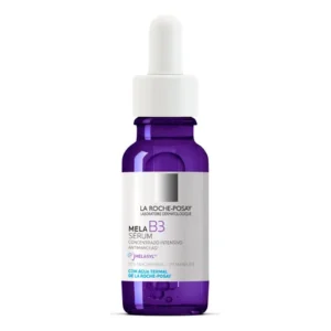 Sérum antimanchas com melasyl e niacinamida para todos os tipos de pele que corrige manchas persistentes, unifica o tom ilumina, sem perfume, mela b3 la rocheposay 15ml todo tipo dia/noite
