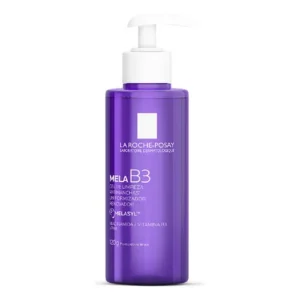 Gel de limpeza facial antimanchas uniformizador com melasyl, niacinamida e pha, limpa profundamente uniformiza o tom da pele, mela b3 la roche-posay, 120g todo tipo pele dia/noite