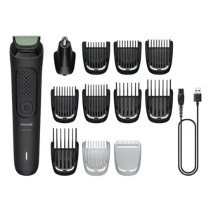 Multigroom philips mg3921/15 inclui 12 acessórios preto