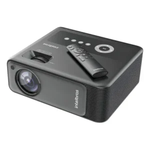 Projetor full hd intelbras 7400 lúmens pfl6520 preto