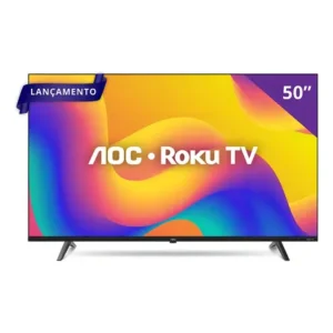 Smart tv 50 4k aoc roku hdr, hdmi, usb, wi-fi