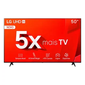 Smart tv lg 50 4k uhd hdr thinq ai pro wi-fi bluetooth alexa apple airplay - 50tu801c0sa