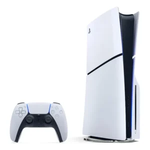 Console sony playstation 5 edição slim disk 1tb branco + controle sem fio dualsense ps5