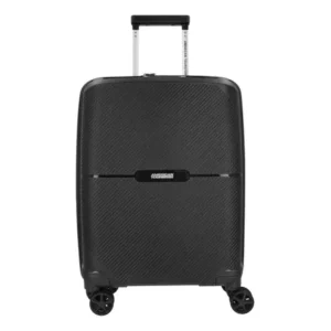 Mala de viagem bordo american tourister kyoto pequena preto liso