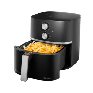 Fritadeira elétrica air fryer wap wafg2s 5 litros com revestimento antiaderente 1500w 220v preto
