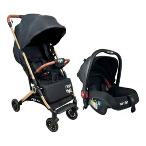 Carrinho de passeio c/bebê conforto ts nivi pt/mr maxi baby