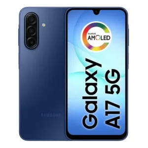 Celular samsung galaxy a17 5g com ia, 128gb, 4gb ram, câm de 50mp, tela 6.7 , nfc, ip54 - preto azul
