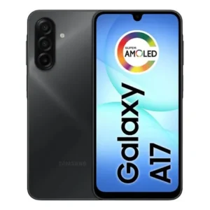 Celular samsung galaxy a17 com ia, 256gb, 8gb ram, câm de 50mp, tela 6.7 , nfc, ip54 - preto