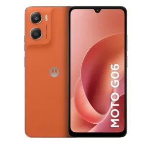 Smartphone motorola moto g06 - 128gb 12gb (4gb ram + 8gb boost) e camera 50mp com ai bateria de 5200 mah tela 6.9 laranja