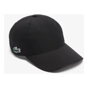 Boné lacoste sport cor preto tamanho un liso