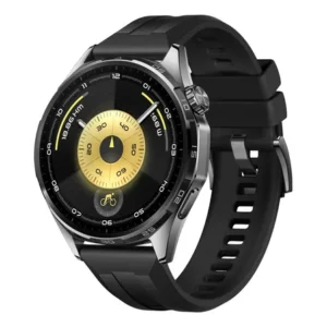 Smartwatch huawei watch gt 6 46mm potenciômetro de ciclismo no pulso bateria com autonomia até 21 dias bem-estar emocional multidimensional compatível ios e android gps integrado preto mesh