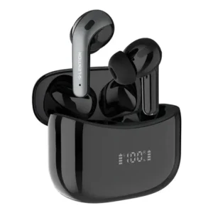 Fone de ouvido tws bluetooth 6.0 para samsung galaxy iphone motorola smartphone intra-auricular isolamento superior 48h bateria som 3d baixa latência graves potentes com microfone display led preto