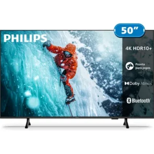 Smart tv philips 50 4k 50pug7300 comando de voz bluetooth