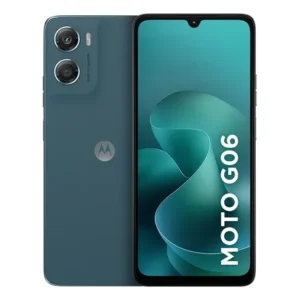 Smartphone motorola moto g06 - 128gb 12gb (4gb ram + 8gb boost) e camera 50mp com ai bateria de 5200 mah tela 6.9 azul marinho
