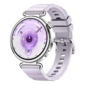 Smartwatch huawei gt 6 41mm com gps e nfc, cor roxo prateado milanês