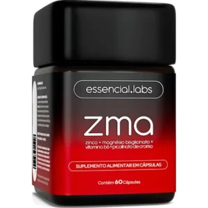 Zma ultra 1000mg - fórmula exclusiva precursor testo 60 cápsulas sem sabor