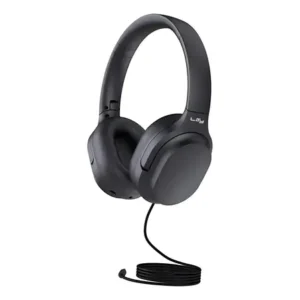 Fone de ouvido over-ear lity h09p com fio p2 estudo e lazer preto