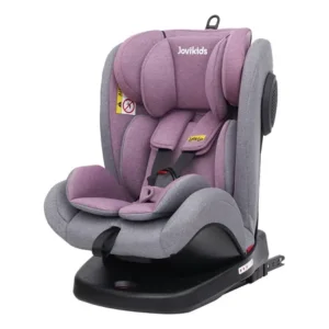 Cadeira auto bebê jovikids 360° isofix rosa 0 a 36kg modelo angela conforto premium