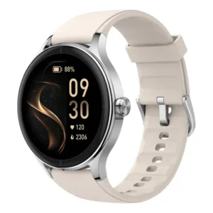Smartwatch ai moda relógio de liga alumínio 100+ esportes caixa nude bege