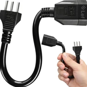 Adaptador tomada 20a p/ 10a carregador carro elétrico bivolt