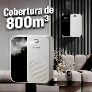 Aromatizador profissional cobertura 800m3 máquina difusor oleo essencial eletrico controle remoto bluetooth para hotel loja academia capacidade 500ml bivolt branco 127/220v