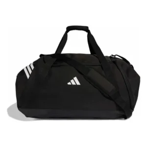 Mala duffel grande tiro adidas preto lisa níquel