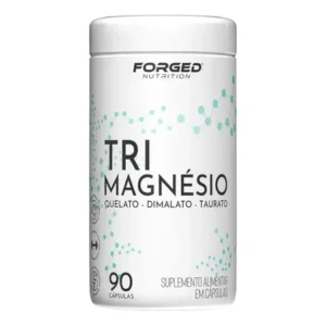 Tri magnésio quelato dimalato taurato 90 cápsulas alta absorção - forged nutrition sem sabor