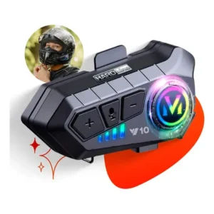 Fone de ouvido para capacete intercomunicador bluetoot moto hardline bluetooth headset sem fio música gps chamada handsfree alta potência