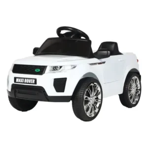 Carro elétrico infantil maxi rover frente/re 6v toys - branco