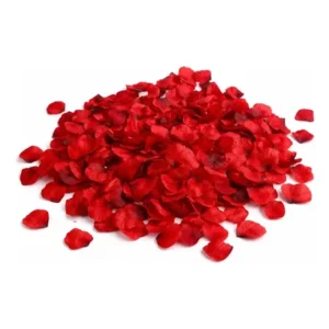 2000 pétalas de rosas artificiais vermelhas para decoração vermelho
