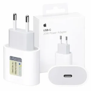 Carregador fonte iphone original 20w apple tipo c turbo branco