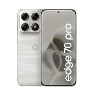 Smartphone motorola edge 70 pro 5g - 256gb 24gb (12gb ram+12gb ram boost), 4 câmeras de 50mp, tela 1.5k extreme amoled 144hz, bateria 6500 mah, ip68/ip69 branco